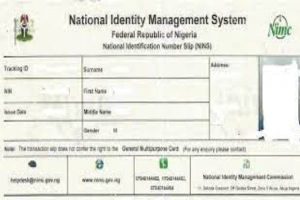 NIN slp will be replaced with Digital Tokens By January 1- FG
