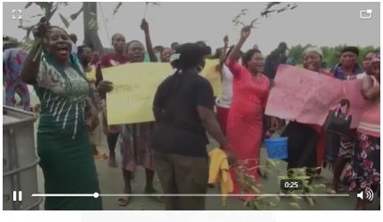Residents of nine oil producting communities protest in Ondo over neglect