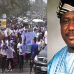 Women hold rally to support George Akume