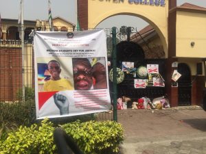  IYC protests at Dowen college, demands justice for death of Sylvester Oromoni