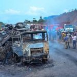 17 Persons burnt to death on the Lagos-Ibadan Expressway Accident