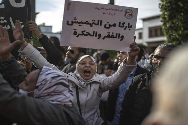 Moroccans protest soaring living costs