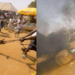 suspected ritualist burnt to ashes in Nasarawa