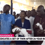 Bayelsa family barren for 24 years dedicates set of twins