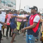 Protesting Students on the Akure-Ilesa Road