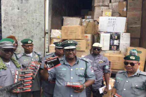 Customs intercepted Tramadol, other contrabands worth N529 million between January, February