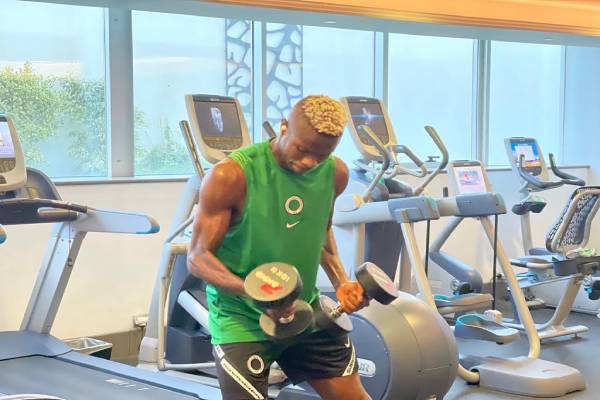 Victor Oshimen, Samuel Chukwueze arrive, 21 Eagles now in Camp