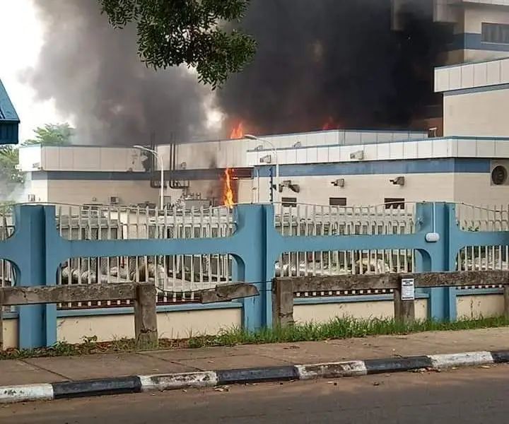 Just In: CBN office on fire in Benue
