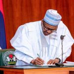 President Buhari signs Executive Order 11 on Publi Buildings Maintenance