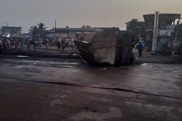 Houses, Shop Burnt in Lagos Tanker Explosion