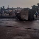 15 Year Old Dies in Lagos/Abeokuta Road Tanker Fire