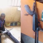 POLICE ARREST TWO SUSPECTED CRIMINALS RECOVER TWO AK-47 RIFLES, AMMUNITION