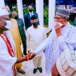Buhari breaks fast with traditional, religious leaders at State house