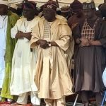Asiwaju Bola Ahmed Tinubu observes Eid fitr prayers in Lagos