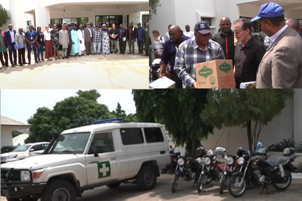 UNHCR donates motorcycles, ambulance to aid Cameroonian refugees in Taraba