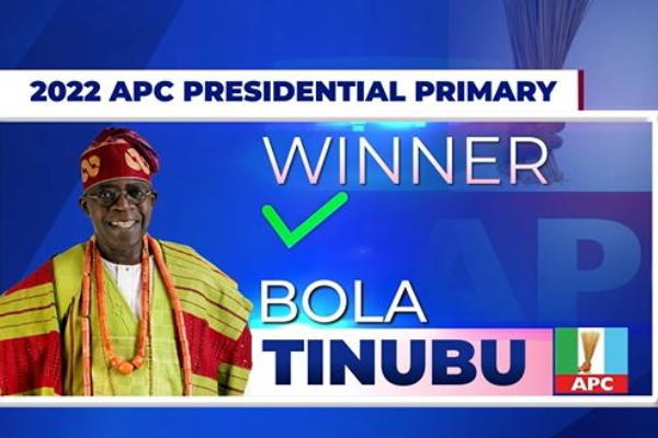 BREAKING: Asiwaju Tinubu defeats all Others to emerge APC Presidential Candidate