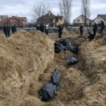 Ukranian prosecutor investigating mass grave found near Bucha