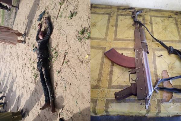 Police engage bandits in gun battle in Zamfara, kill one, recover rifle