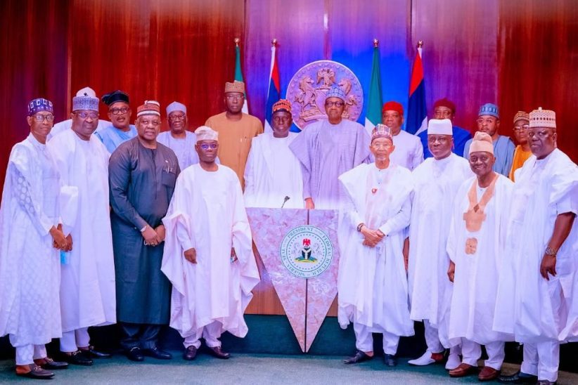 Aggrieved APC Senators meet Buhari in Abuja
