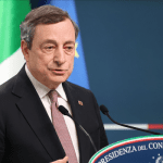 Italian Prime Minister Mario Draghi announces resignation