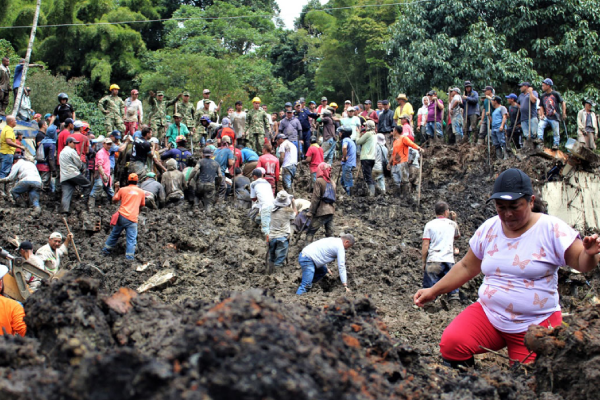 Columbia: Three children killed after mudslide buries school