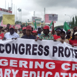 NLC kicks off rally in Abuja over ASUU Strike