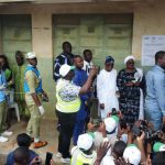 Osun 2022: Oyetola, wife vote in Iragbiji