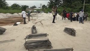  Okowa inspects ongoing construction of Isheagu-Ewulu road, bridge in Delta