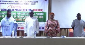 OSSAP-SDGs trains focal persons on project Web tool (Pro-