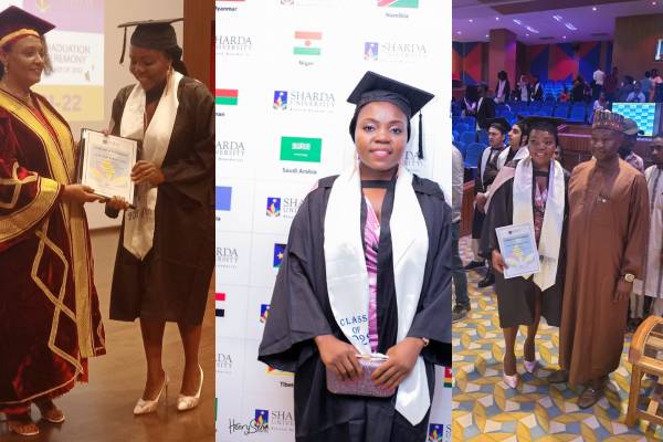 29-year-old Nigerian lady graduates with first class from Indian Universities