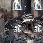 Fire guts residential building in Akure