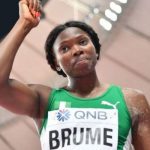 Ese Brume Wins Gold in Commonwealth Long Jump Final