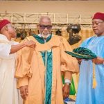 Akeredolu gets Honourary Fellowship of Nigerian Institute of Building