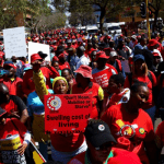South African workers protest rising cost of living, inlfation