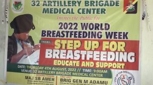  Ondo army partners organisations to promote breast feeding among nursing mothers