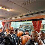 Mixed feelings as African leaders ride to Queen Elizabeth’s funeral in bus