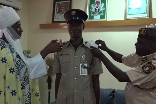 Kaduna NIS  comptroller charges newly promoted officers on diligence