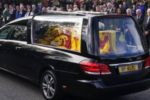 Queen Elizabeth's Coffin Leaves Balmoral Castle