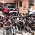 Ondo Amotekun parades 45 suspected Criminals in Akure