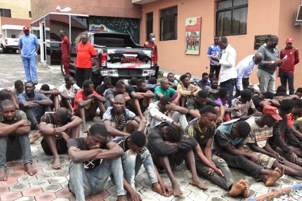 Ondo Amotekun parades 45 suspected Criminals in Akure