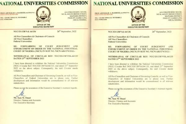 FG backtracks, withdraws order to re-open universities