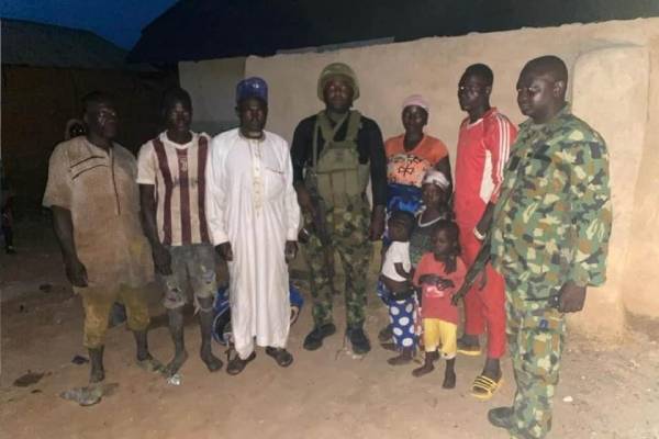 TROOPS RESCUE SEVEN KIDNAP VICTIMS IN KADUNA