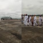 Photos: Buhari arrives Imo for one-day official visit
