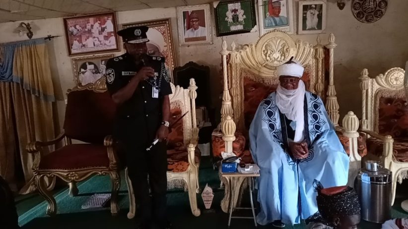 boss visits Emir Of Anka,
