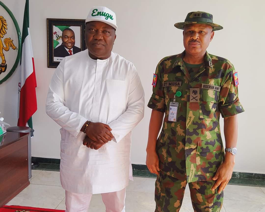 COAS commends Ugwuanyi’s support for personnel