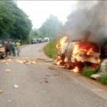 Many passengers burnt to death in Enugu road accident
