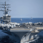US aircraft carrier in Sea of Japan after N/Korean missile launch