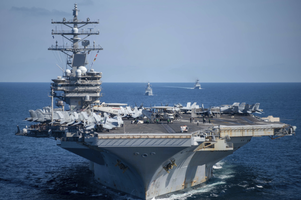 US aircraft carrier in Sea of Japan after N/Korean missile launch