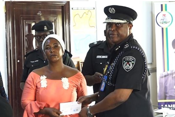 Ogun police presents over N55m to widows, children of slain officers