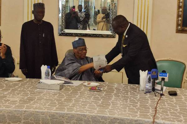 Stockbrokers induct General Babangida Honourary Fellow